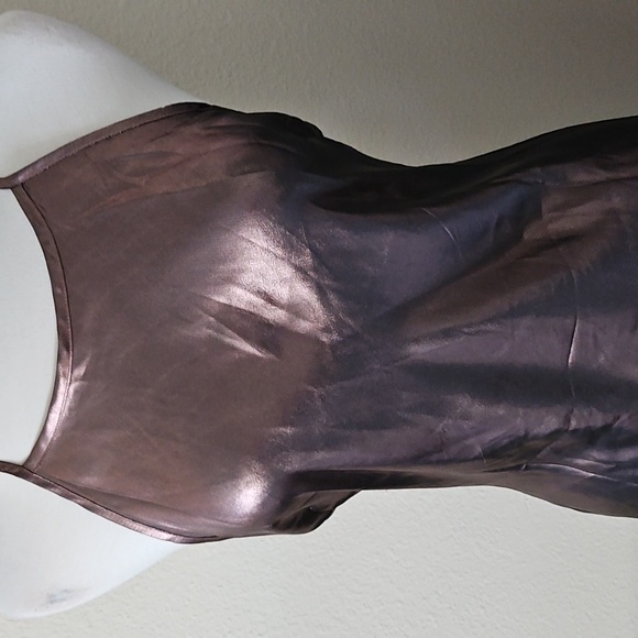 Free People Sunset Shimmer Bronze Backless Dress - Picture 12 of 12